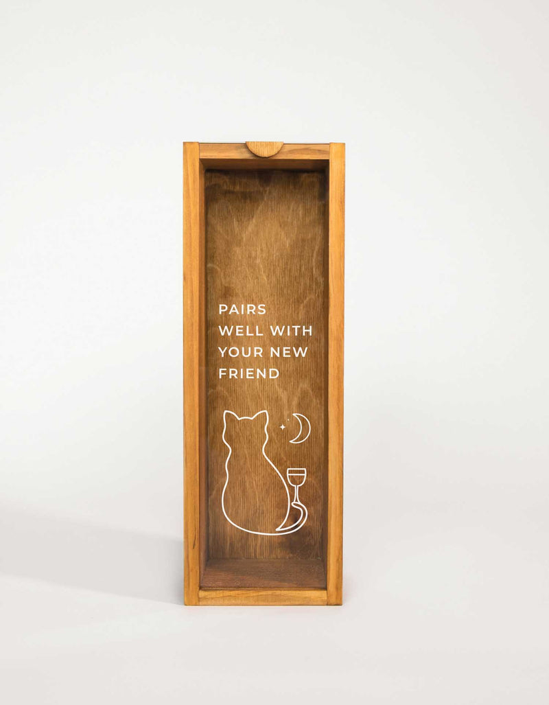 PAIRS WELL WITH YOUR NEW FRIEND CAT (FR)