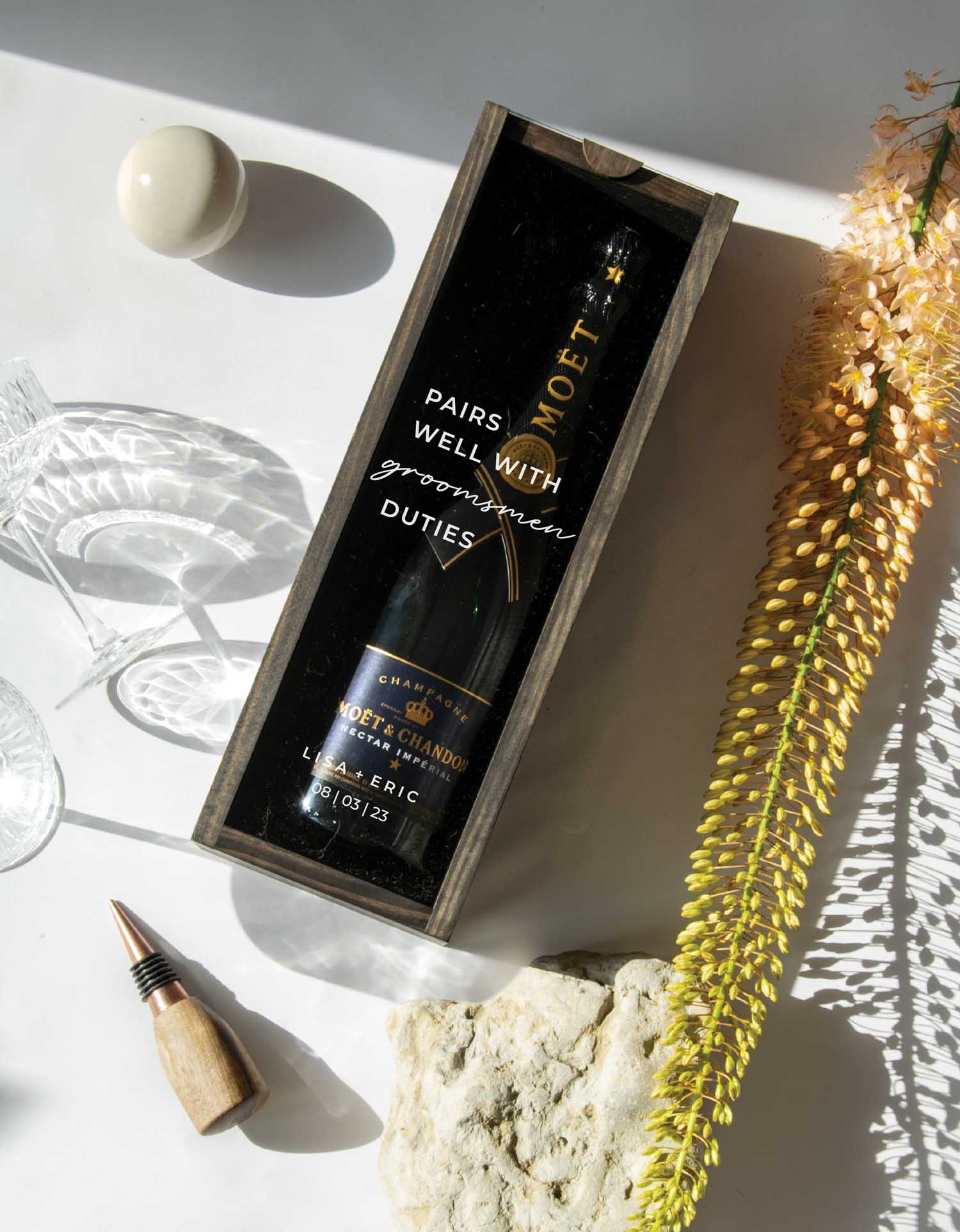 PAIRS WELL WITH GROOMSMEN DUTIES (FR)