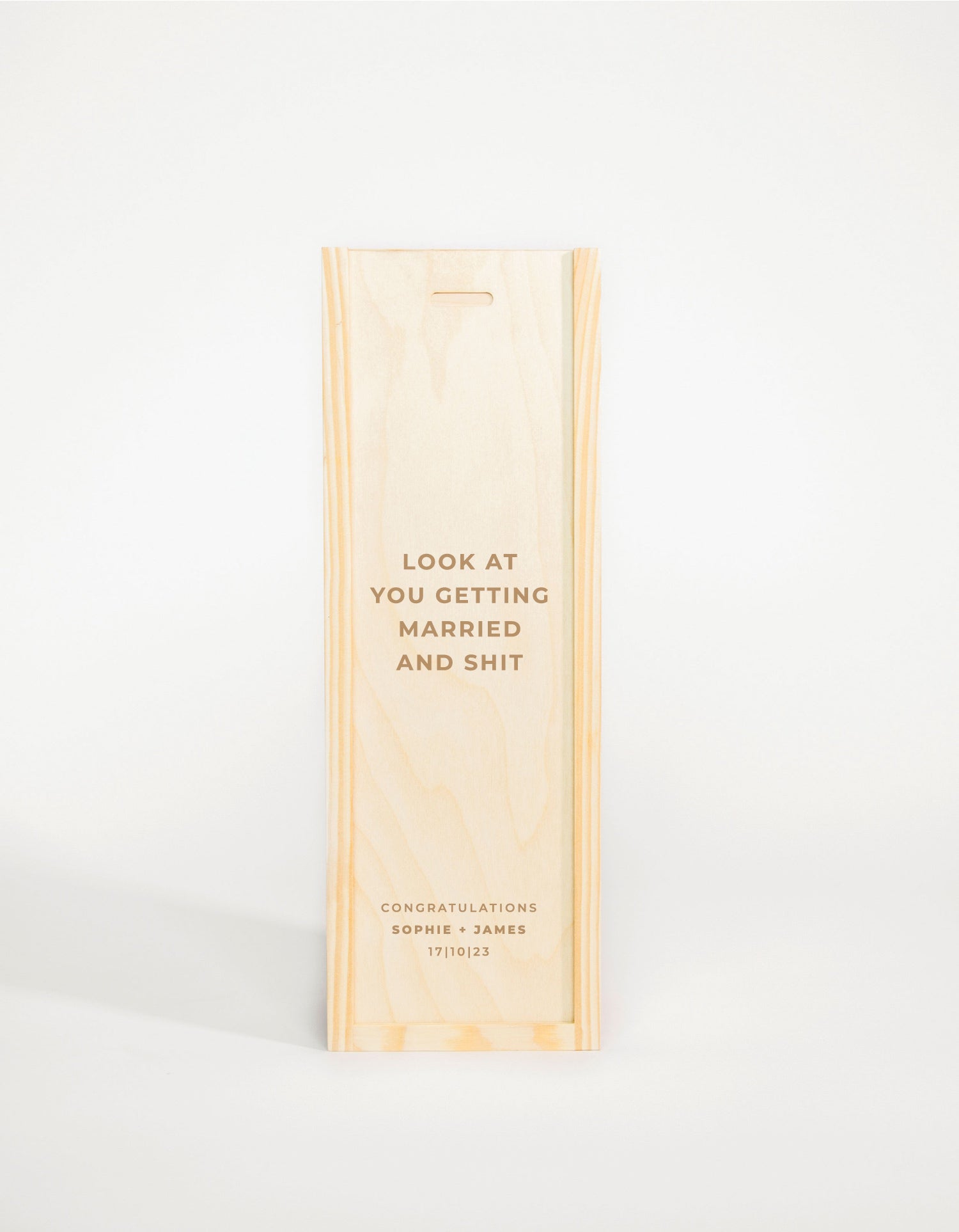 LOOK AT YOU GETTING MARRIED AND SHIT (DE)