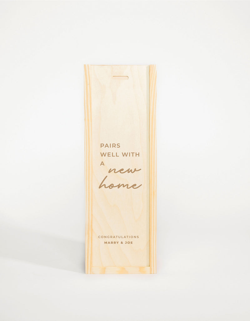 PAIRS WELL WITH A NEW HOME (FR)