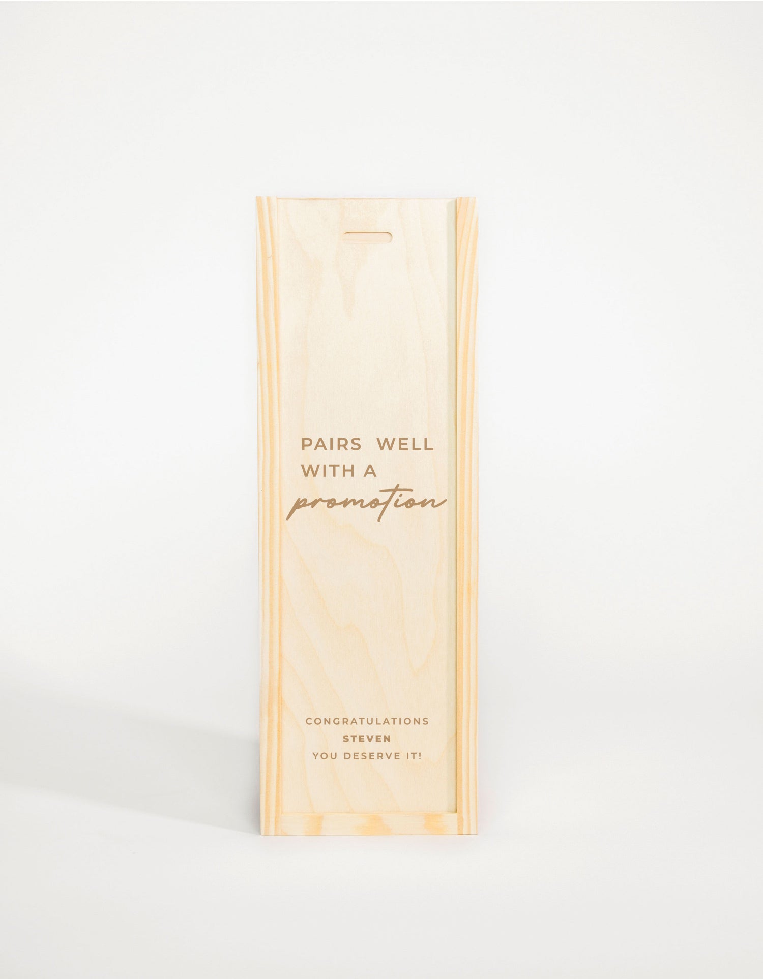 PAIRS WELL WITH A PROMOTION (FR)