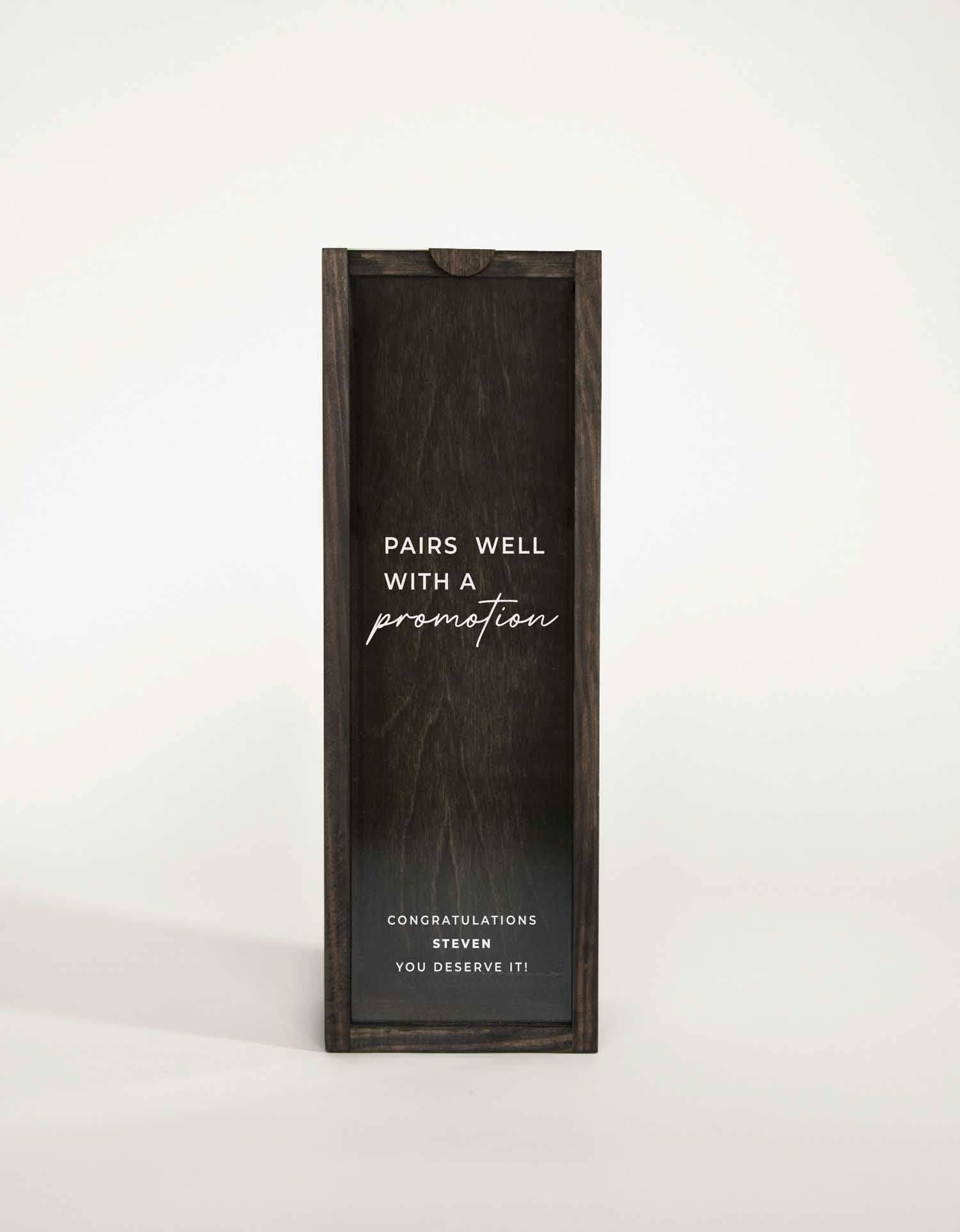 PAIRS WELL WITH A PROMOTION (FR)