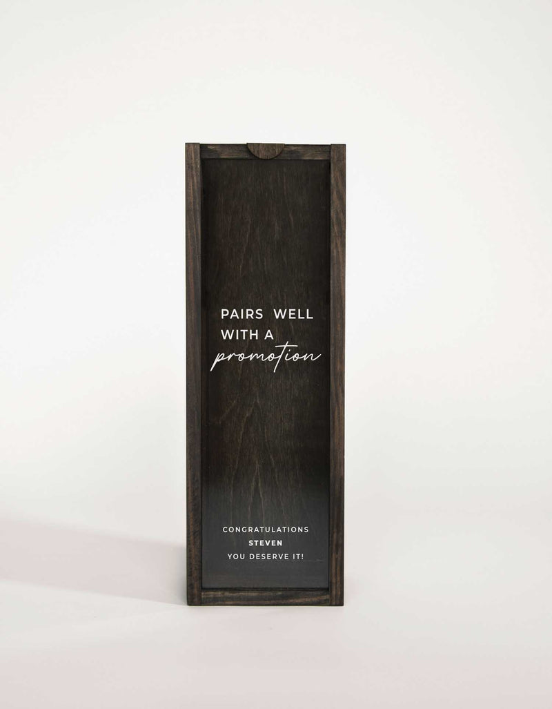 PAIRS WELL WITH A PROMOTION (FR)