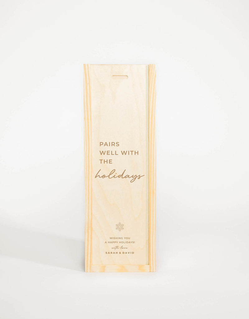 PAIRS WELL WITH HOLIDAYS (FR)