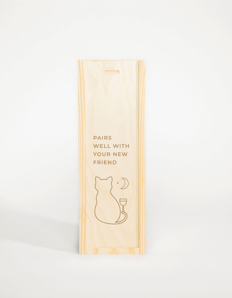 PAIRS WELL WITH YOUR NEW FRIEND CAT (FR)