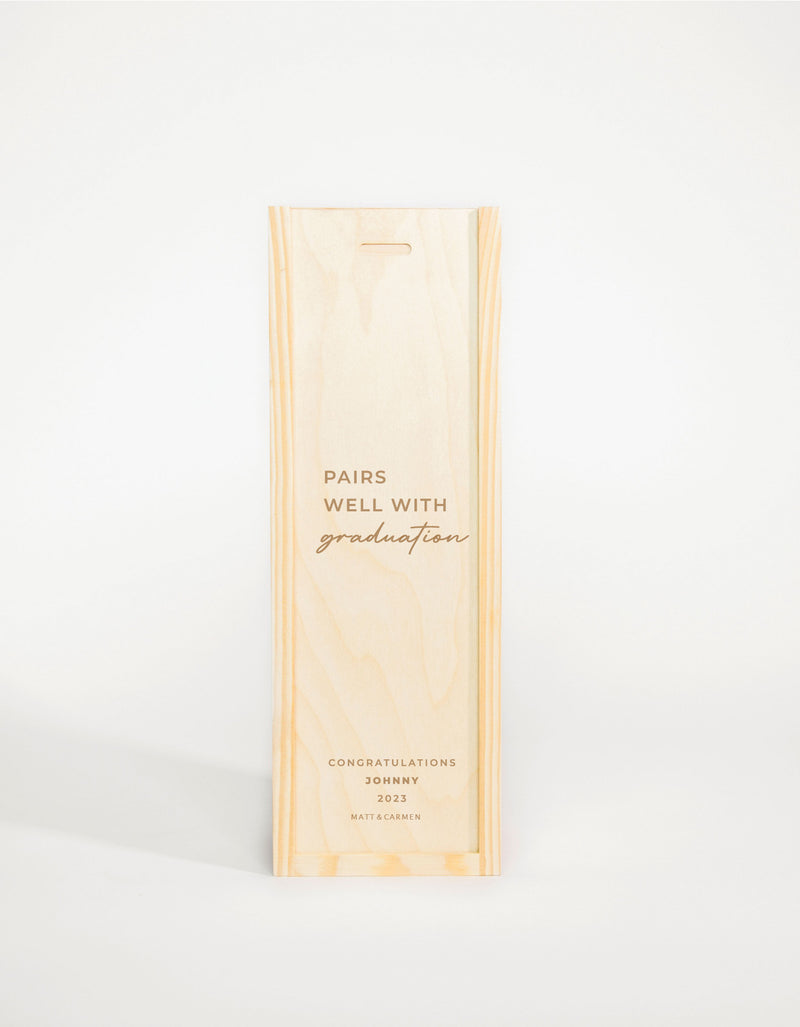 PAIRS WELL WITH GRADUATION (FR)