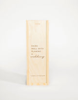 PAIRS WELL WITH PLANING A WEDDING (FR)