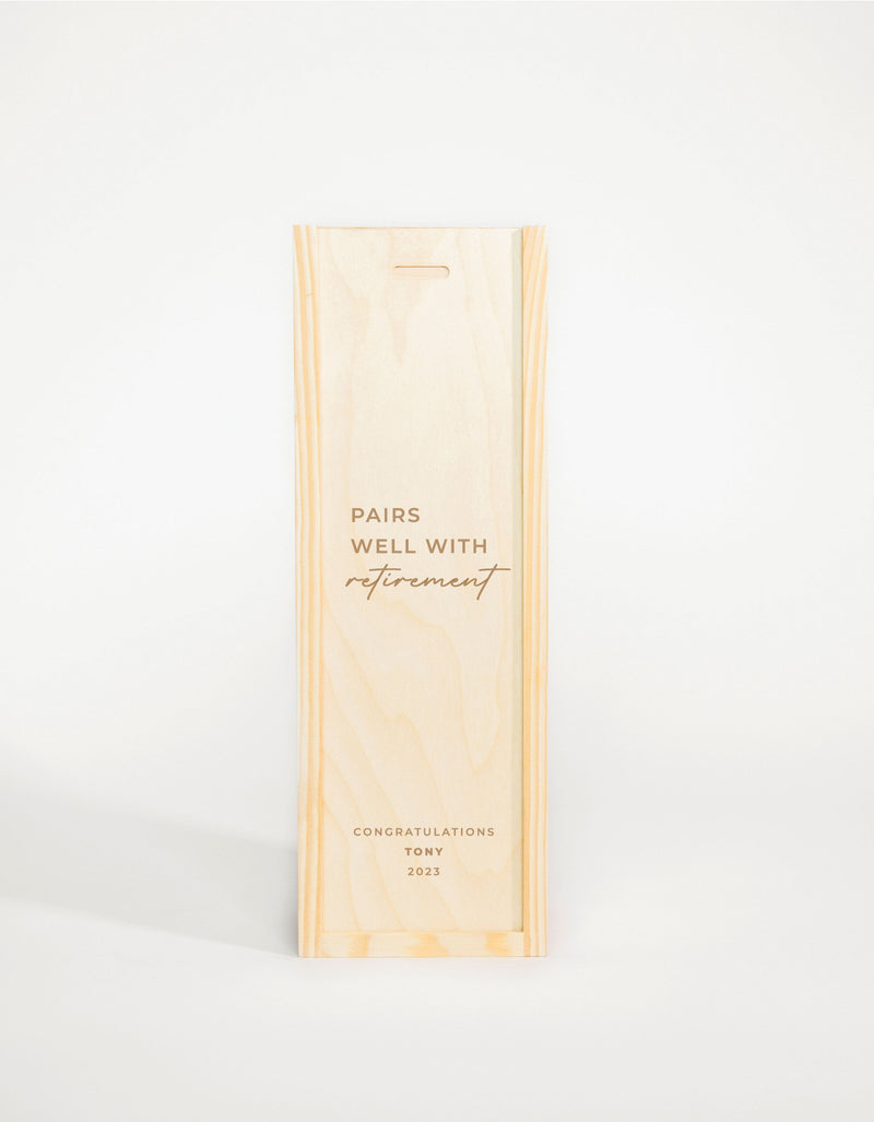 PAIRS WELL WITH RETIREMENT (FR)