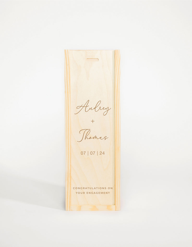 WEDDING COUPLE SCRIPT NAMES + DATE