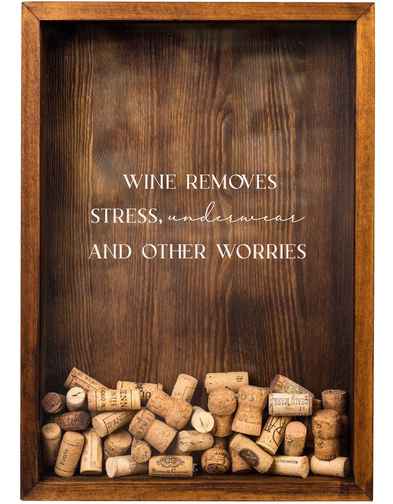 WINE REMOVES STRESS