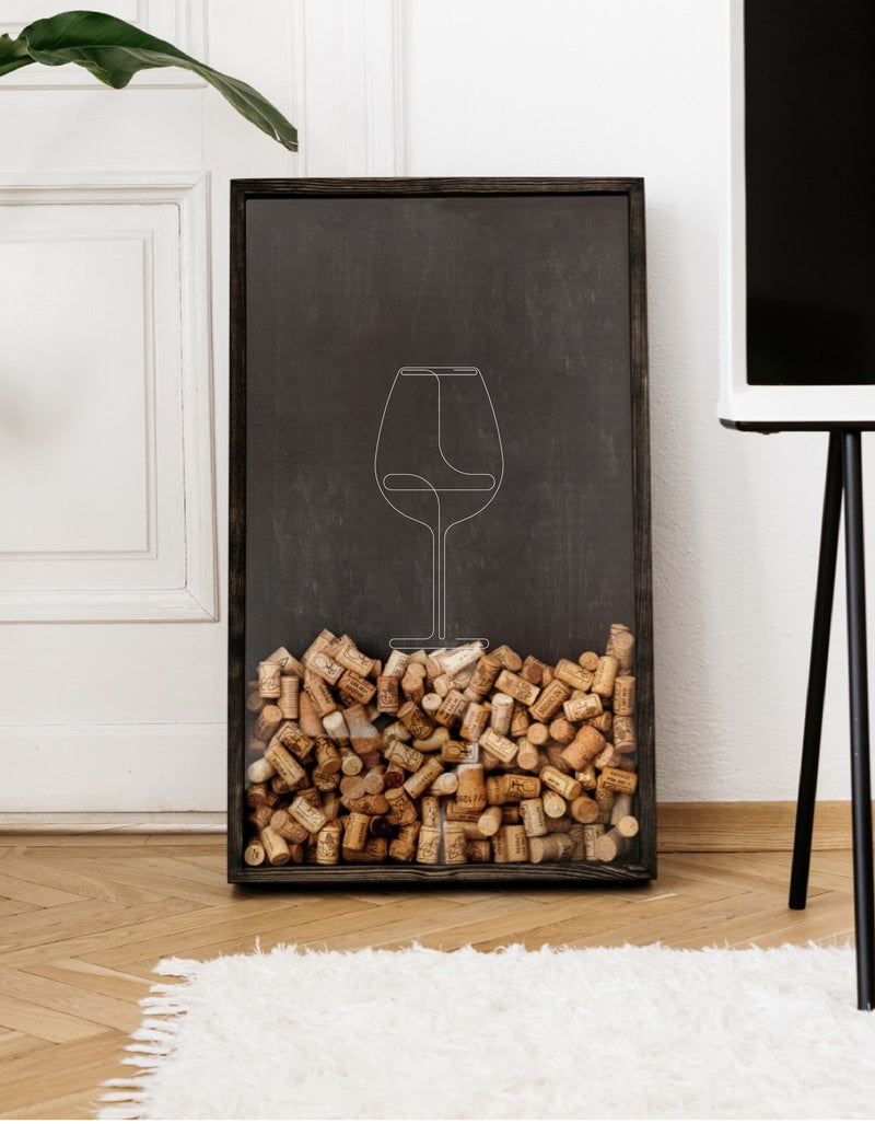 wine-cork-box-wine-glass-black